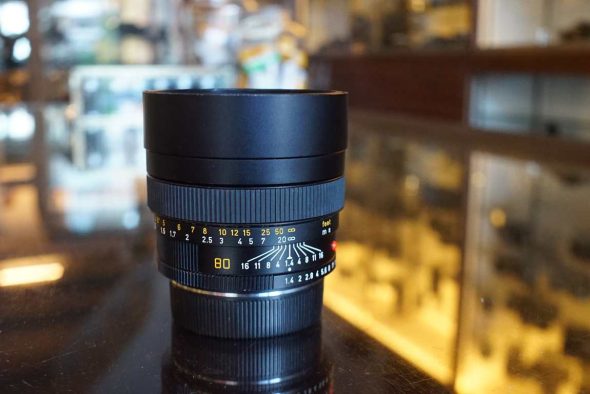 Leica Leitz Summilux-R 80mm f/1.4 3-cam