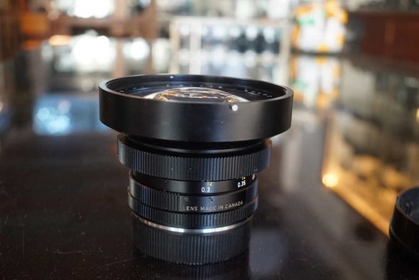 Leica Leitz Elmarit-R 19mm f/2.8 3cam V1 + 12529 Hood