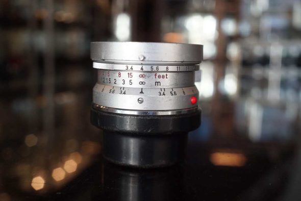 Leica Leitz Super-Angulon 21mm F/3.4 M-mount lens chrome