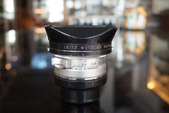 Leica Leitz Super-Angulon 21mm F/3.4 M-mount lens chrome