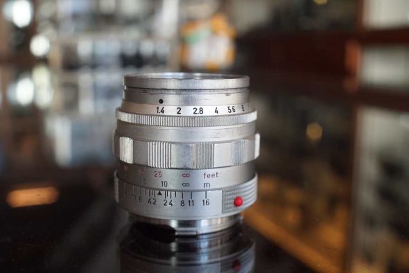 Leica Leitz Summilux 50mm f/1.4 M v2 + 12521G hood, Worn