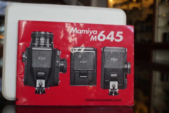 Mamiya M645 gebruiksaanwijzing (NL)