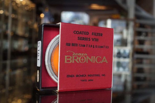 Zenza Bronica Series VIII YA3 orange contrast filter, boxed