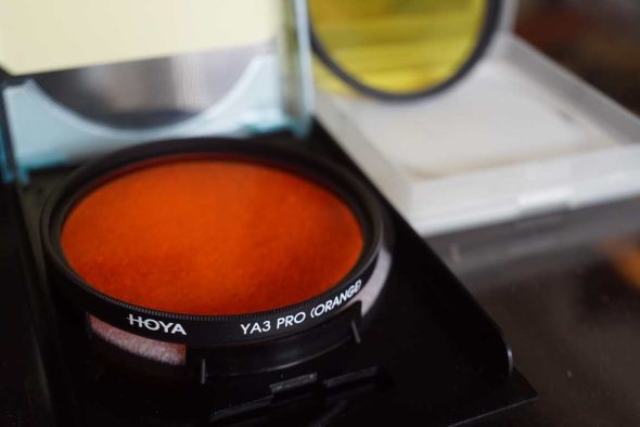 Hoya 58mm HMC contrast filter set of Yellow and Orange (Y2 and YA3)