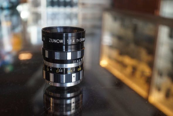 Zunow 1.4 / 38mm lens for D-mount