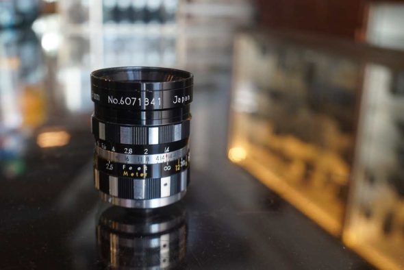 Zunow 1.4 / 38mm lens for D-mount