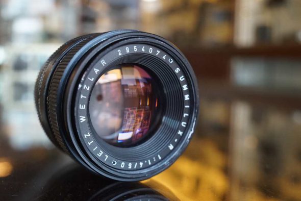 Leica Leitz Summilux-R 50mm F/1.4 lens, 3-cam