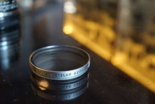 Leica 13131 UVa (red marking) filter E39 chrome ring