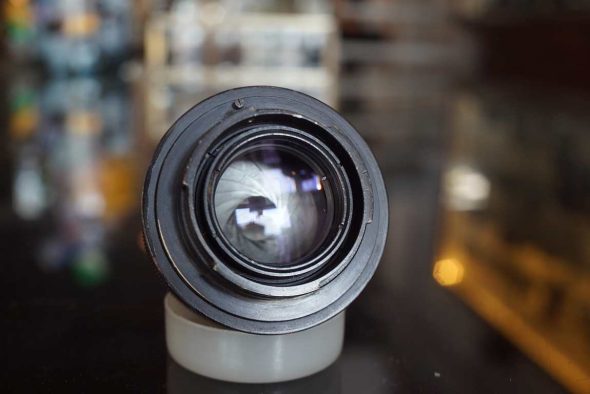 Carl Zeiss Biotar 58mm F/2 T lens black for Exakta mount, 1949
