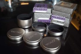 Contax lenshoods GG-1/2/3 + 3x Metal cap 57GK-54 kit