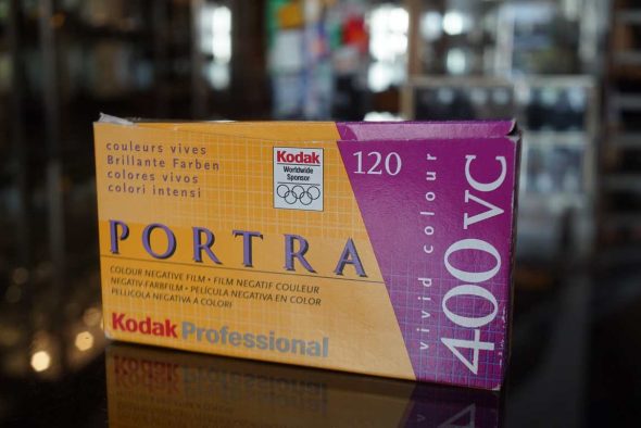Kodak Portra 400VC vivid, 120 film, 4 rolls, expired 2004