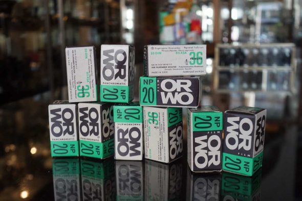 10x ORWO NP20 135 film, Vintage, expired 1979