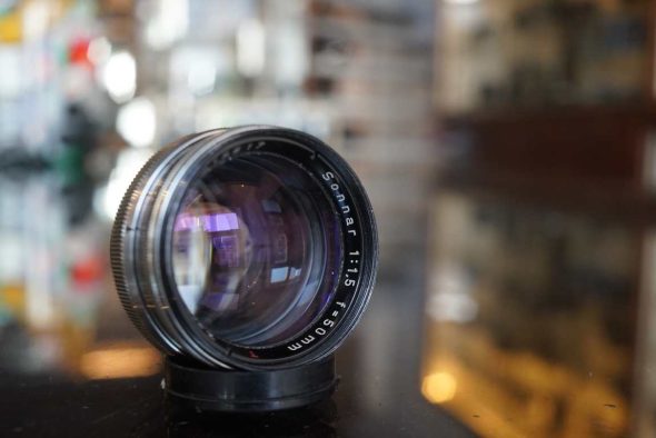 Zeiss-Opton Sonnar 50mm F/1.5 T lens for Contax rangefinder
