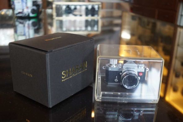 Sharan MegaHouse Mini Classic camera Nikon F model, (minox film) cased/boxed