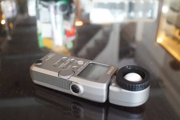 Sekonic L-358 flash master light meter with spot attachment, boxed