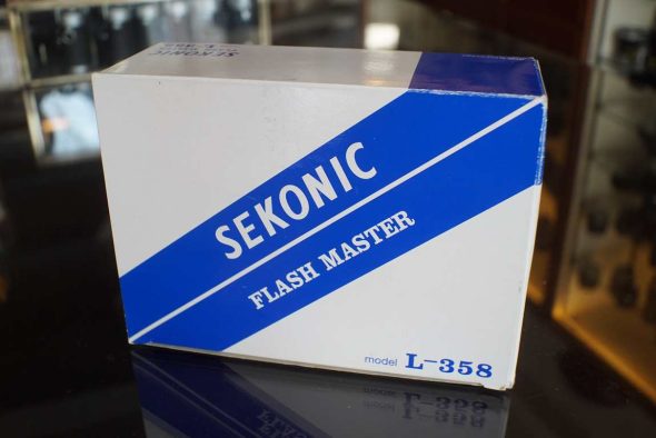 Sekonic L-358 flash master light meter with spot attachment, boxed