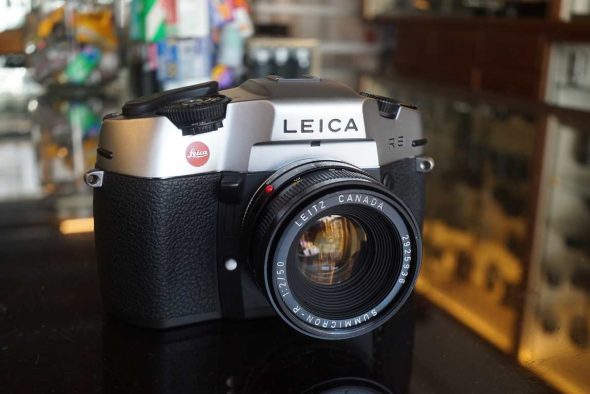 Leica R8 silver + Summicron-R 50mm F/2 lens