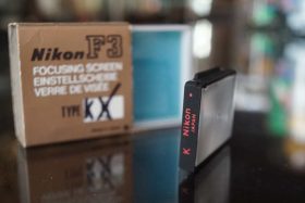 Nikon F3 focusing screen type K, red dot version, boxed