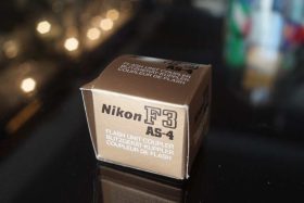Nikon AS-4 flash coupler for Nikon F3 camera, boxed