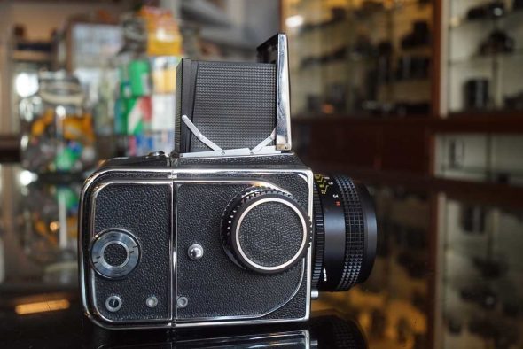 Kiev 88 SLR camera with Volna-3 80mm f/2.8 MC lens