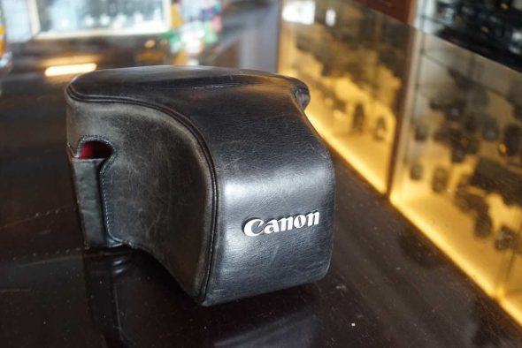 Canon F-1 leather case to fit 1.2 / 55mm aspherical