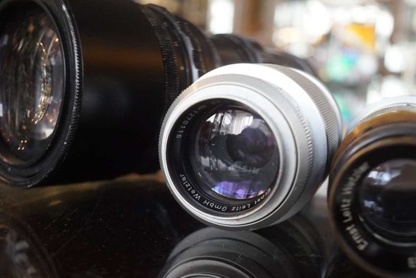 Lot of 3 Leica LTM and visoflex lenses, bargain deal (90, 135, 280)