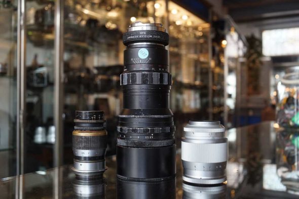 Lot of 3 Leica LTM and visoflex lenses, bargain deal (90, 135, 280)