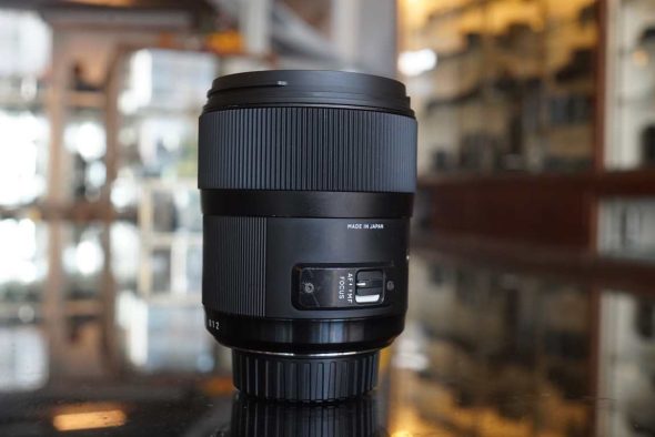 Sigma ART 35mm F/1.4 DG lens for Nikon FX, serviced 2025