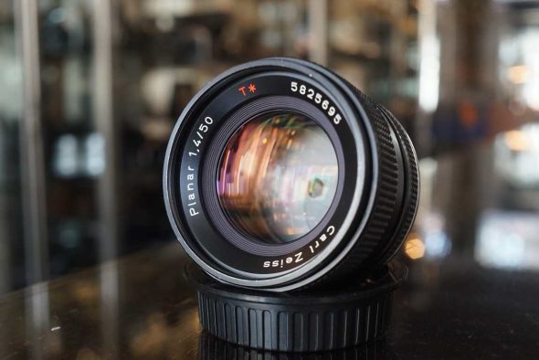 Carl Zeiss Planar T* 50mm F/1.4 AEJ lens, Canon EF converted