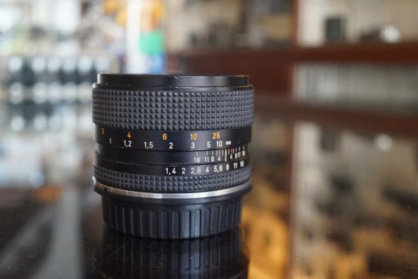 Carl Zeiss Planar T* 50mm F/1.4 AEJ lens, Canon EF converted