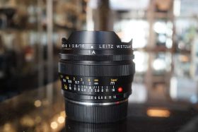 Leica Leitz Fisheye-Elmarit-R 16mm F/2.8 lens, 3-cam