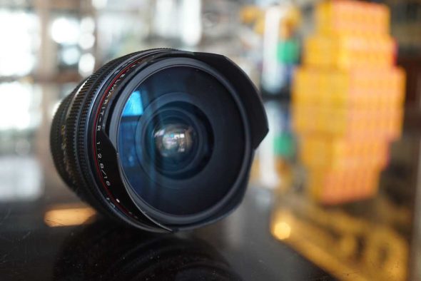 Leica Leitz Fisheye-Elmarit-R 16mm F/2.8 lens, 3-cam