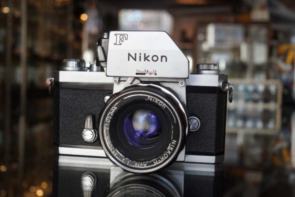 Nikon F Apollo Photomic FTN silver + Nikkor-H 50mm f/2 lens k