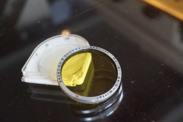 Rollei Rolleiflex Bay III filter Yellow / Gelb Mittel, in case