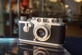 Leica IIIf with Elmar 5cm F/3.5 lens, collectible kit