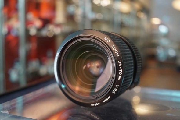 Minolta MD Zoom 35-70mm f/3.5 w/ macro mode lens.