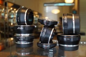 Lot of 8x Vintage Lens mount adapters for Fujifilm X-mount