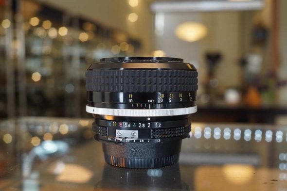 Nikon Nikkor 55mm F/1.2 AI lens (Pre-AI converted to AI)