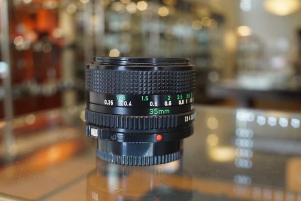 Canon FD 35mm f/2.8 newFD lens