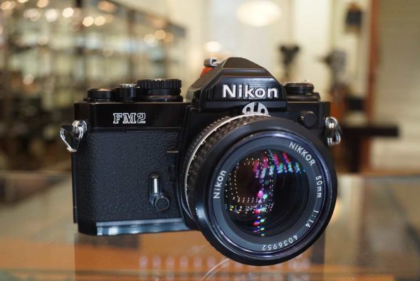 Nikon FM2n black + Nikkor 50mm f/1.4 AI lens