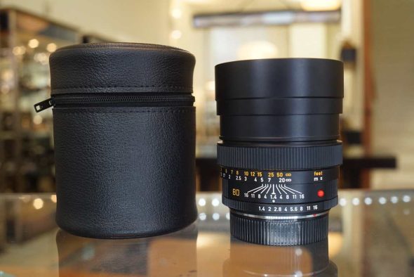 Leica Summilux-R 80mm F/1.4 lens 3-cam