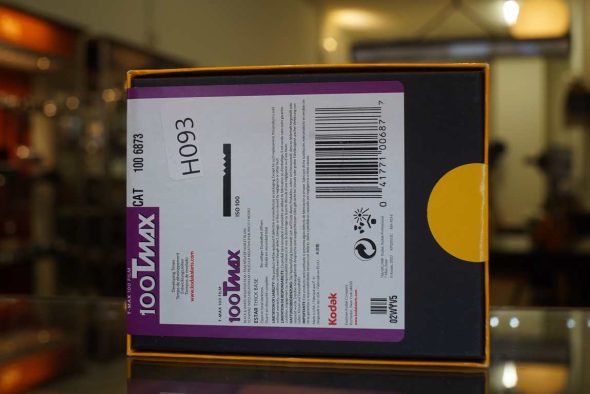 Kodak 100 Tmax sheet film 4×5, 10 sheet, expired 2022