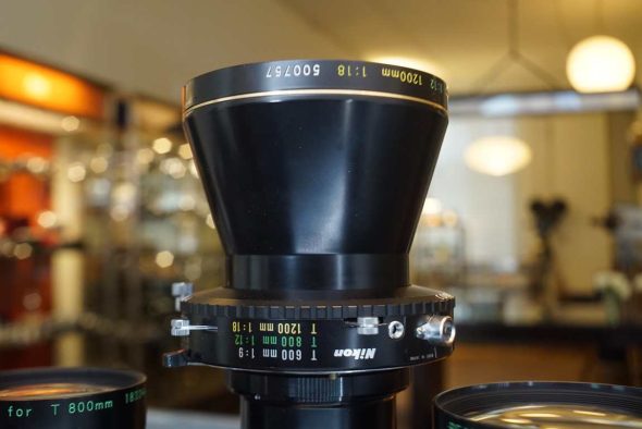 Nikon Nikkor T ED 600/800/1200 convertible kit in Copal 3 shutter