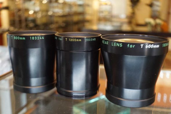 Nikon Nikkor T ED 600/800/1200 convertible kit in Copal 3 shutter