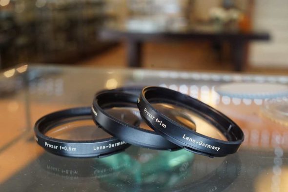 Hasselblad B50 3x Proxar filters and 1x DF2 filter