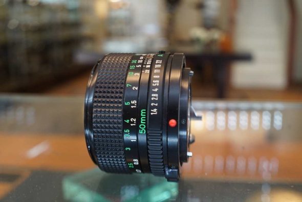 Canon nFD 50mm F/1.4 lens