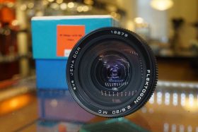 Carl Zeiss Jena MC Flektogon 20mm F/2.8 lens for M42, boxed