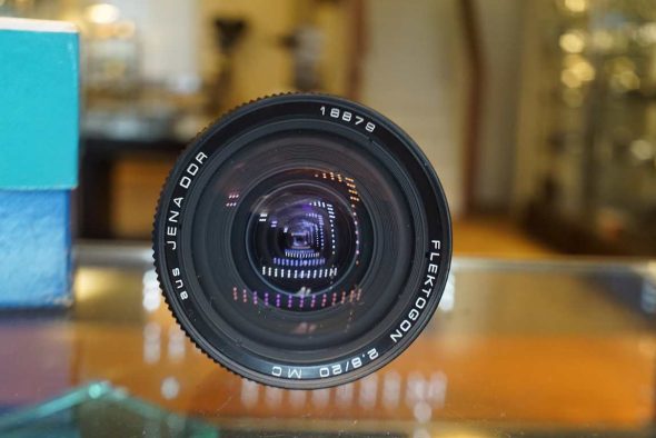 Carl Zeiss Jena MC Flektogon 20mm F/2.8 lens for M42, boxed