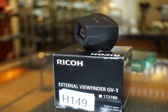 Ricoh GV-1 optical bright line finder 21/28mm, boxed