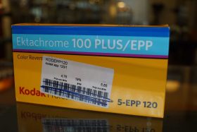Kodak Exkachrome 100 Plus/EPP, 5 pack of 120 film. Expired 12/2010